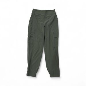 Athleta Brown / Sage Green cargo joggers. Lightweight stretchy